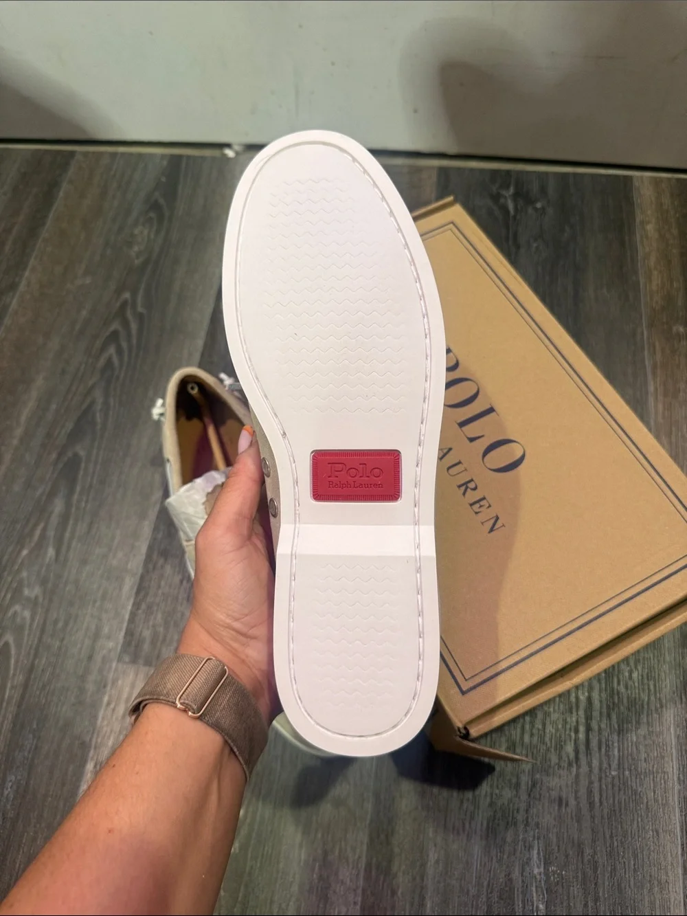 Polo Men's Merton sued boat show in beige bone • Sz 10